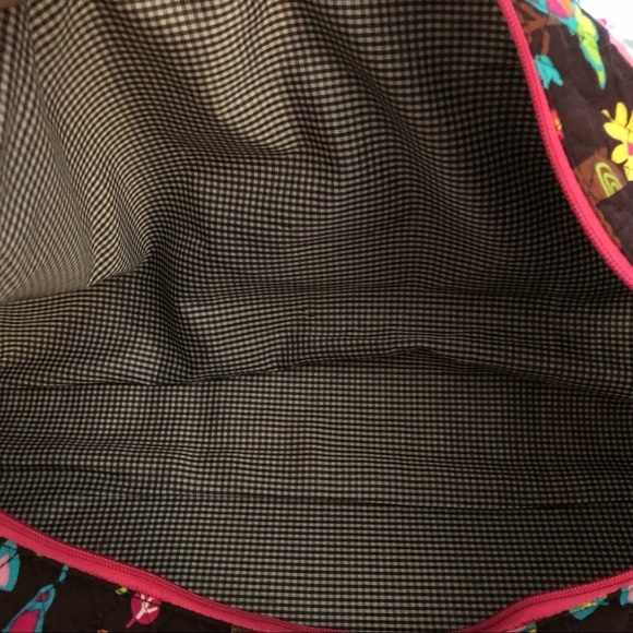 N. Gil  Owl Tote Bag Overnight Weekender Zip Top - Picture 8 of 9